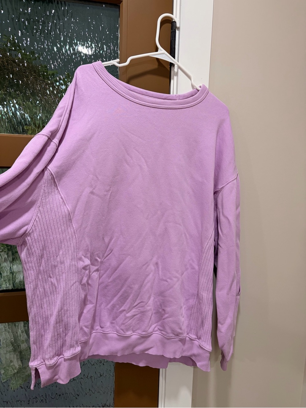 aerie Lilac Crewneck Pullover Sweatshirt